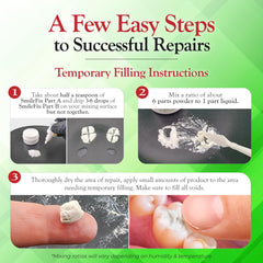 DIY dental repair kit for caps crowns and bridges by SmileFix