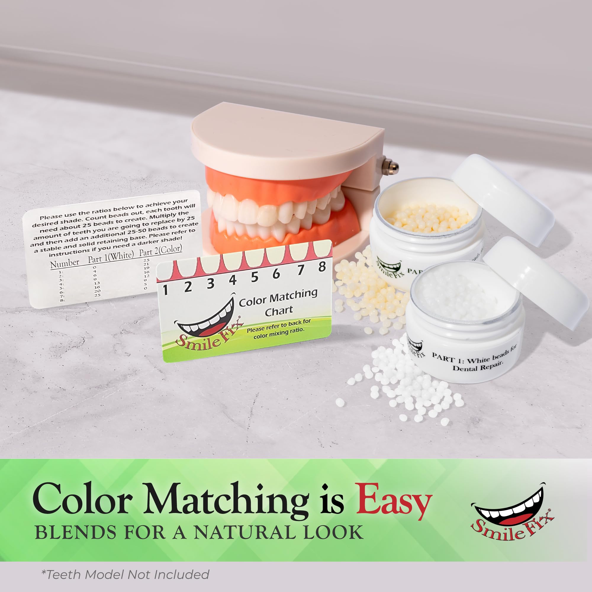 SmileFix Deluxe kit contents with tools