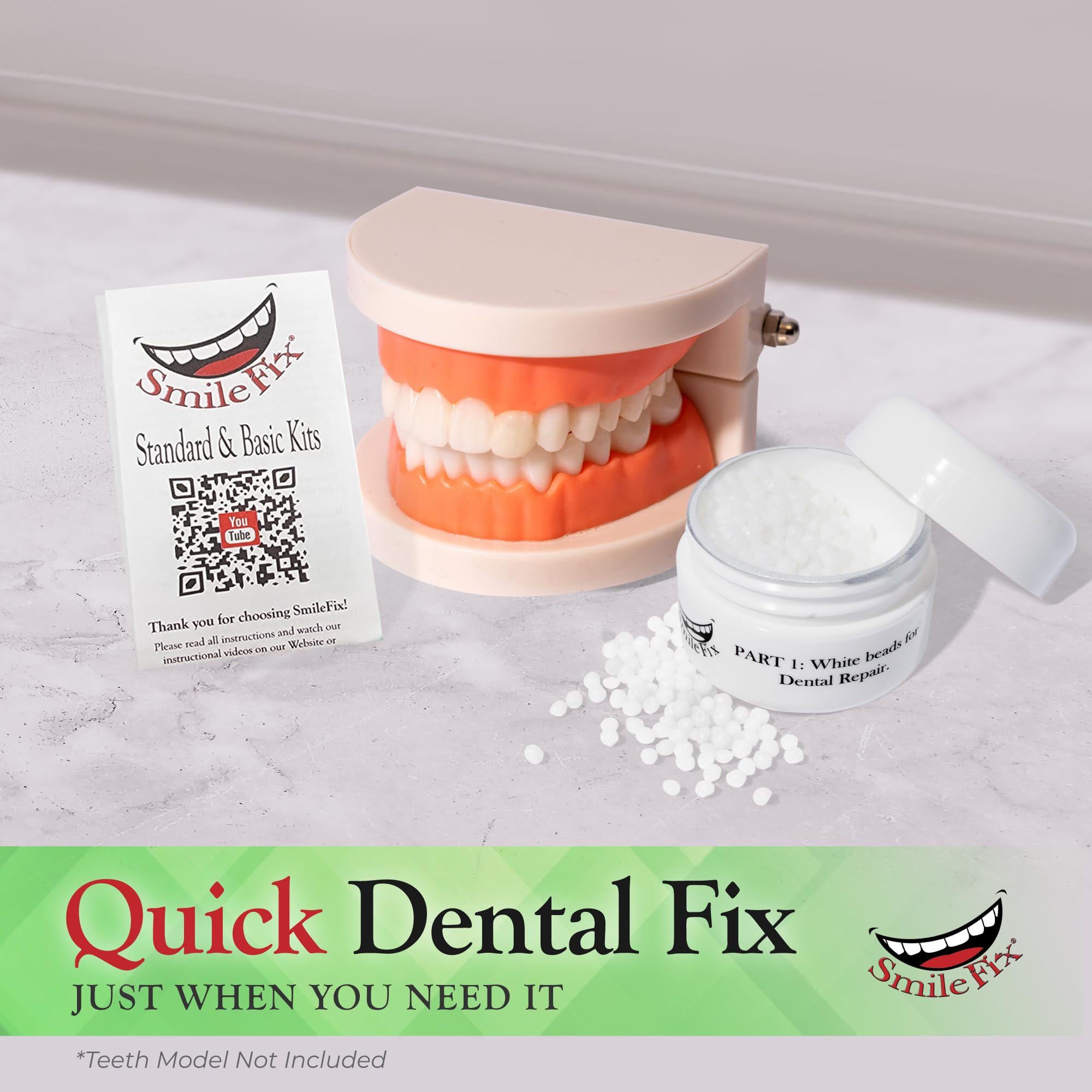 SmileFix Deluxe kit with additional tools and color matching