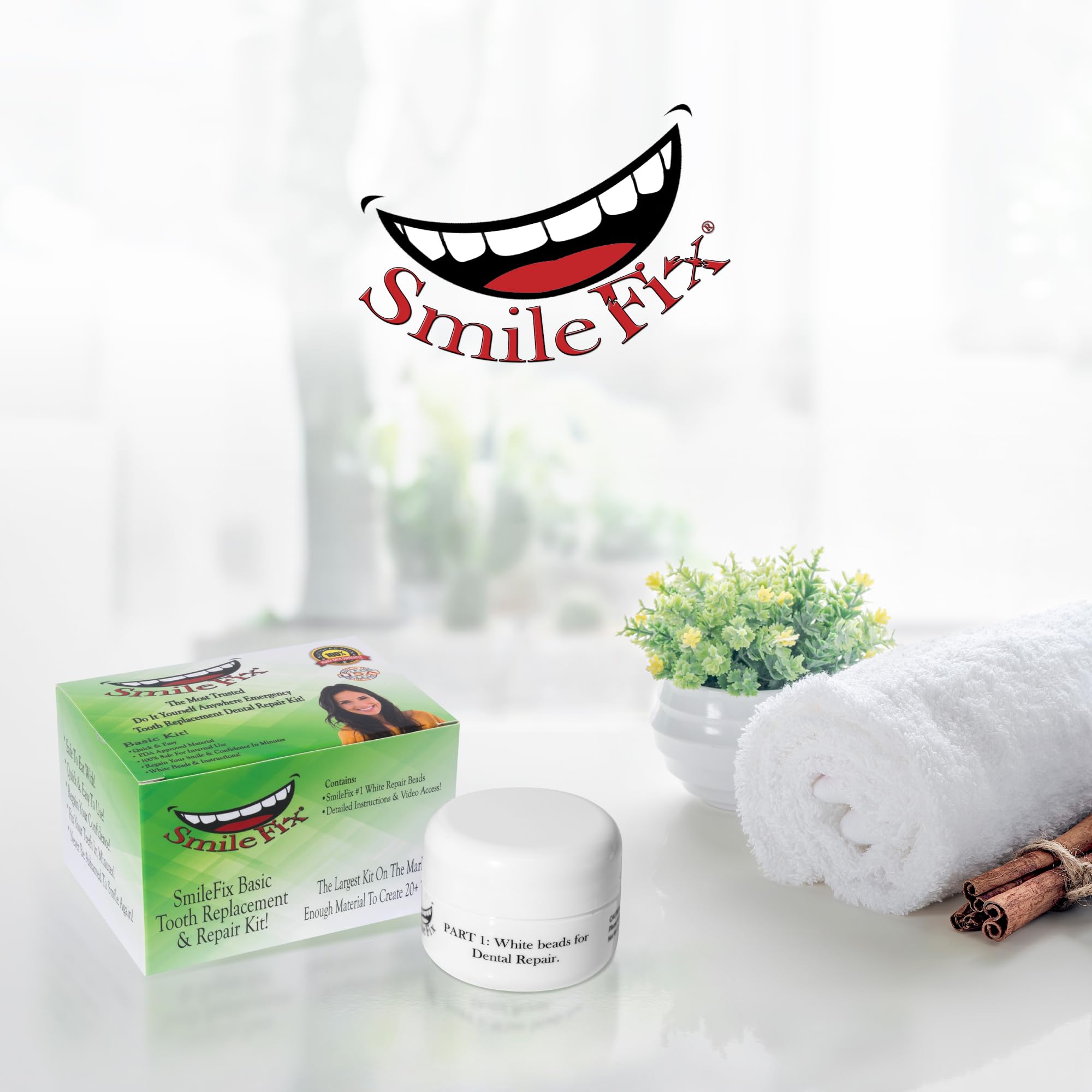 Emergency at home dental care with SmileFix Basic Repair
