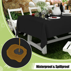 Smiry rectangular table cover 54x72 inch for party