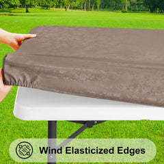 Smiry embossed floral design tablecloth 30x48