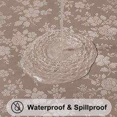 Smiry embossed floral design tablecloth 30x60