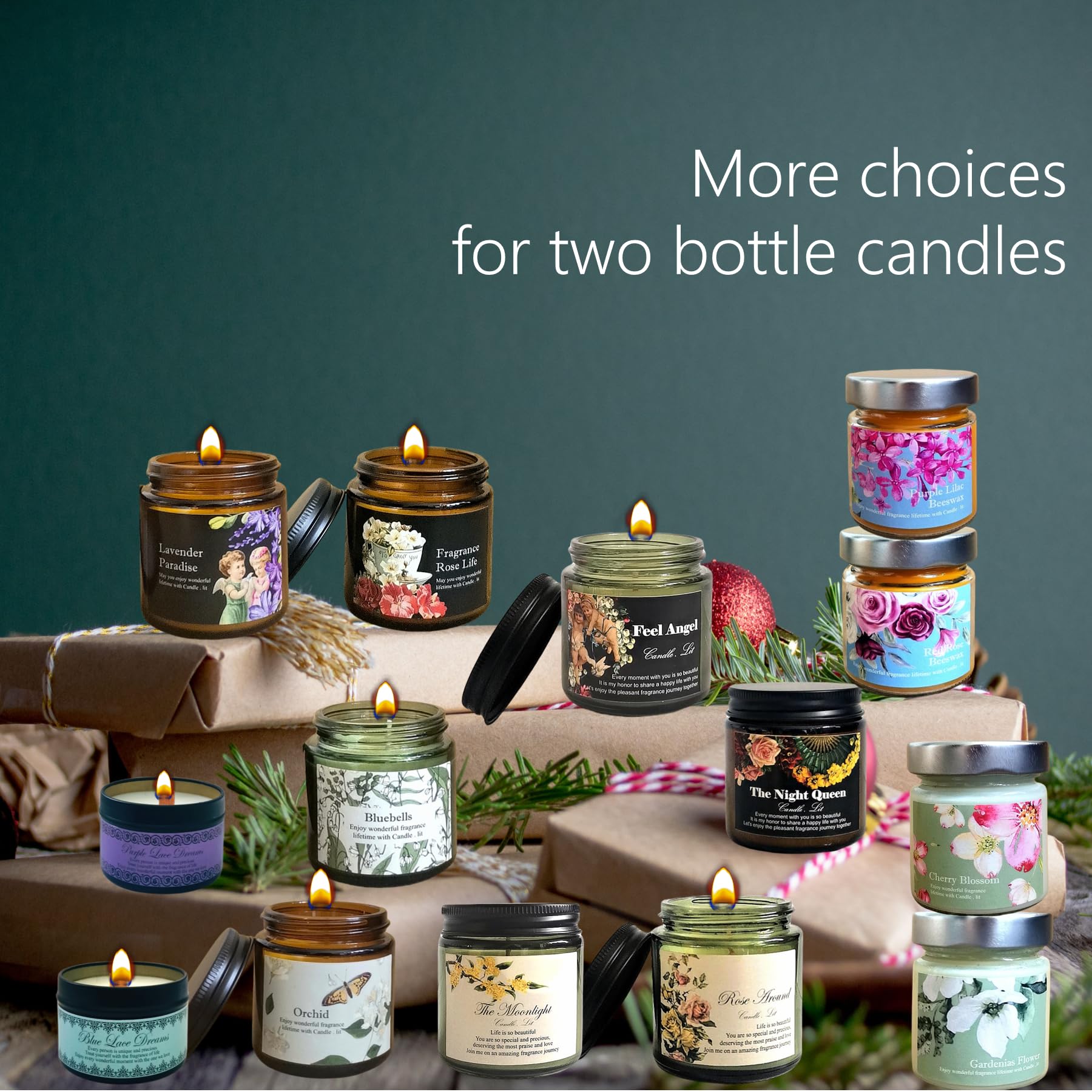 candle suitable for indoor and outdoor use