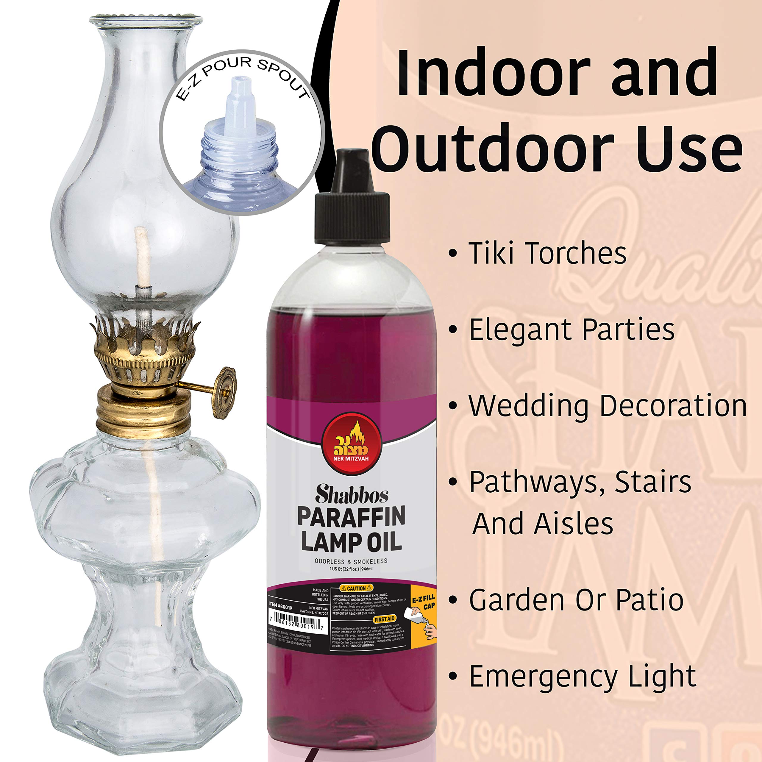 E Z Fill Cap Pouring Spout Ner Mitzvah lamp oil