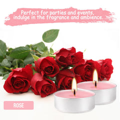 Tealight candle size 1.5 inch diameter 0.6 inch height