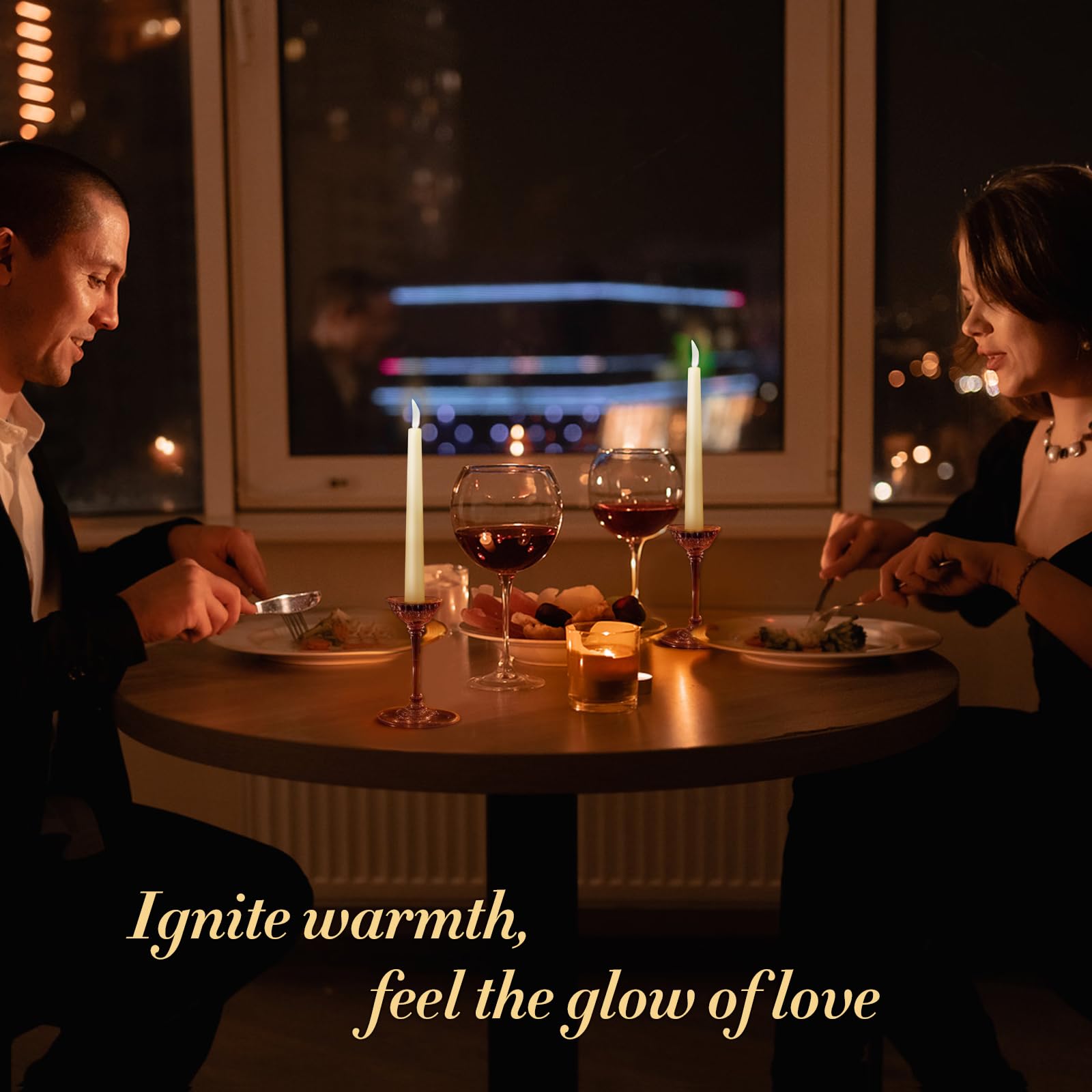 long burning 8 hours ivory taper candles for weddings