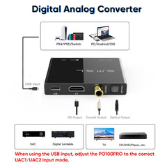 PO100 PRO MQA decoding ready USB DAC