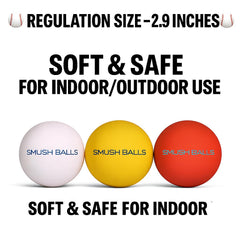 Smushballs softball training foam ball close up
