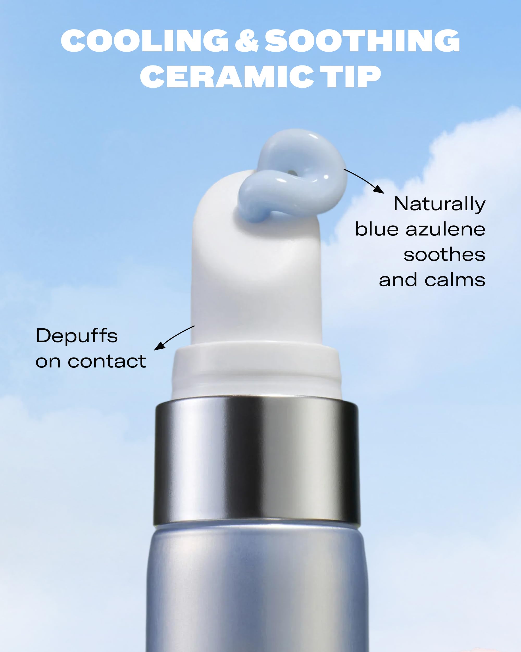 Then I Met You snail mucin eye cream packaging with applicator