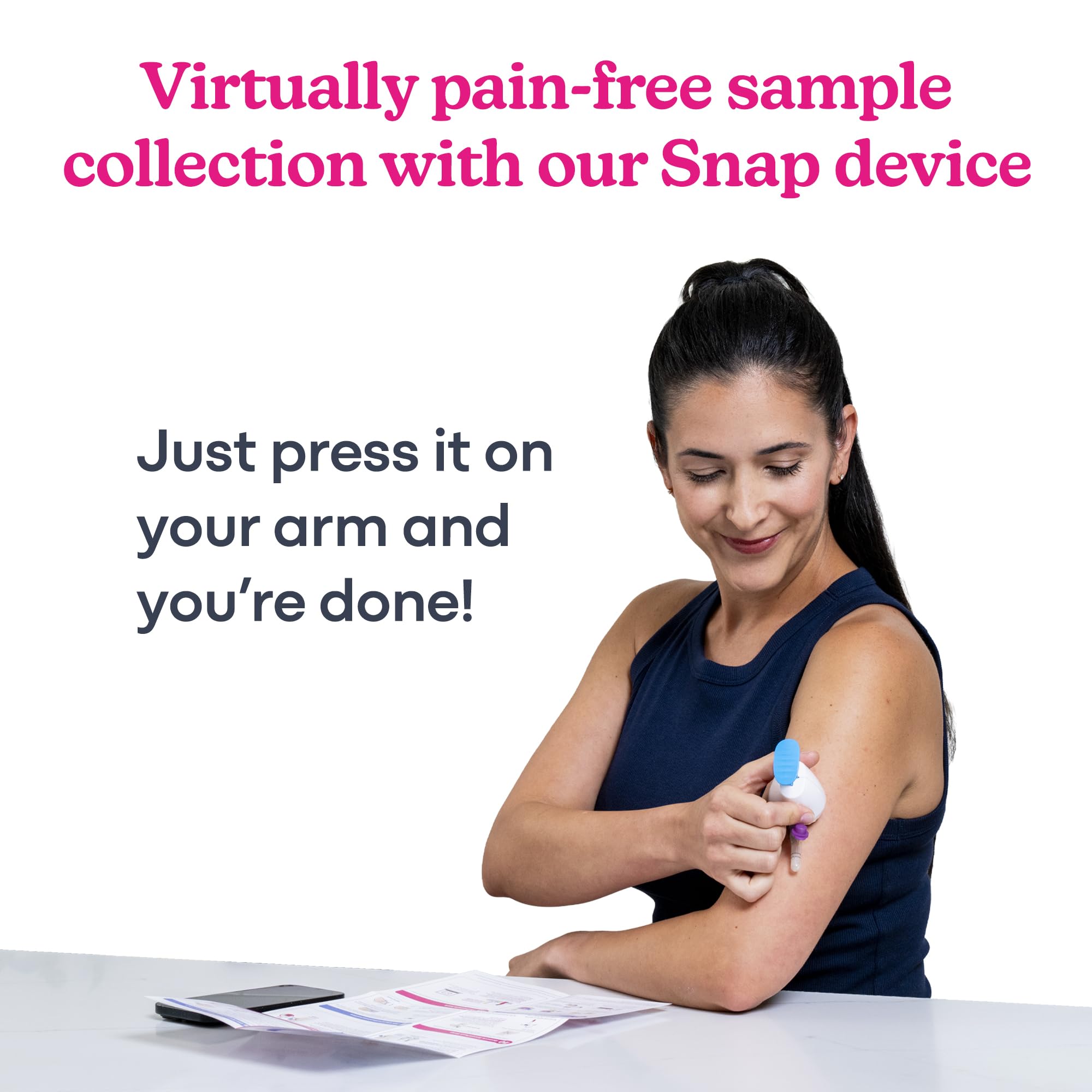 SneakPeek arm collection method reference image
