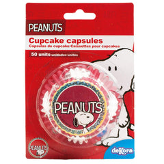 Pack of 50 Snoopy cupcake cases 5 x 5 x 3 cm