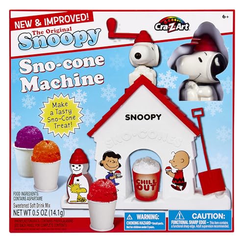 Snoopy snow cone machine with ice shaving cup