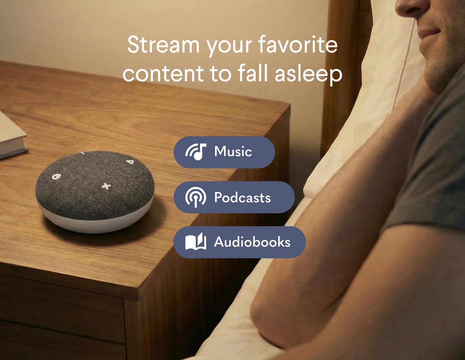 SNOOZ Go 20 hour battery USB-C charging