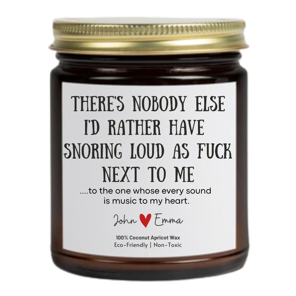 Custom candle for him by Naughty Couple 4 oz