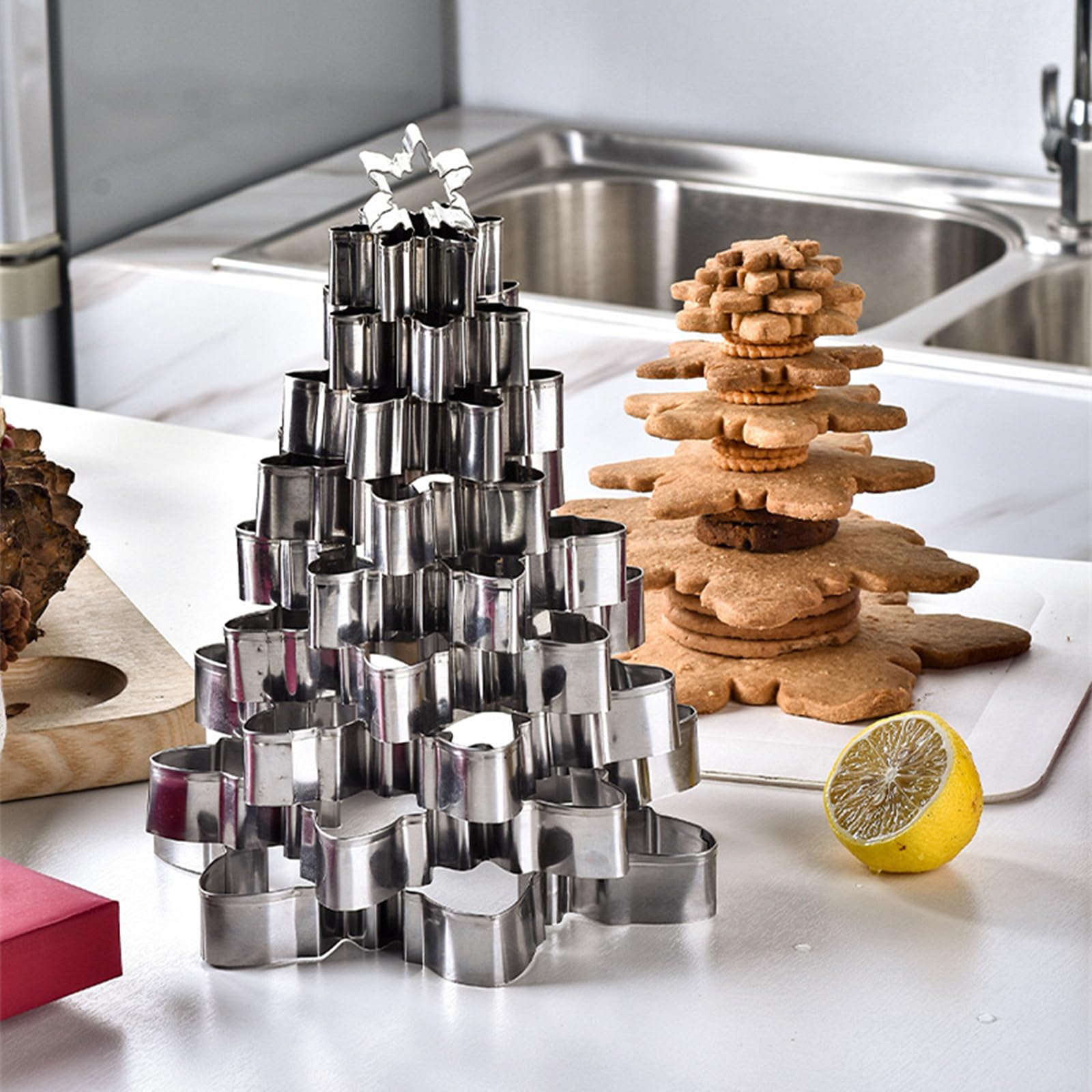 Snowflake cutters stainless steel 9.5 cm size