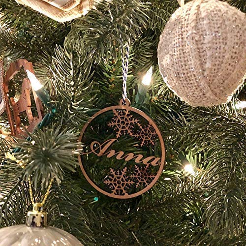 Snowflake decor ornament for holiday display
