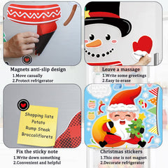 Decorative refrigerator magnets for home office