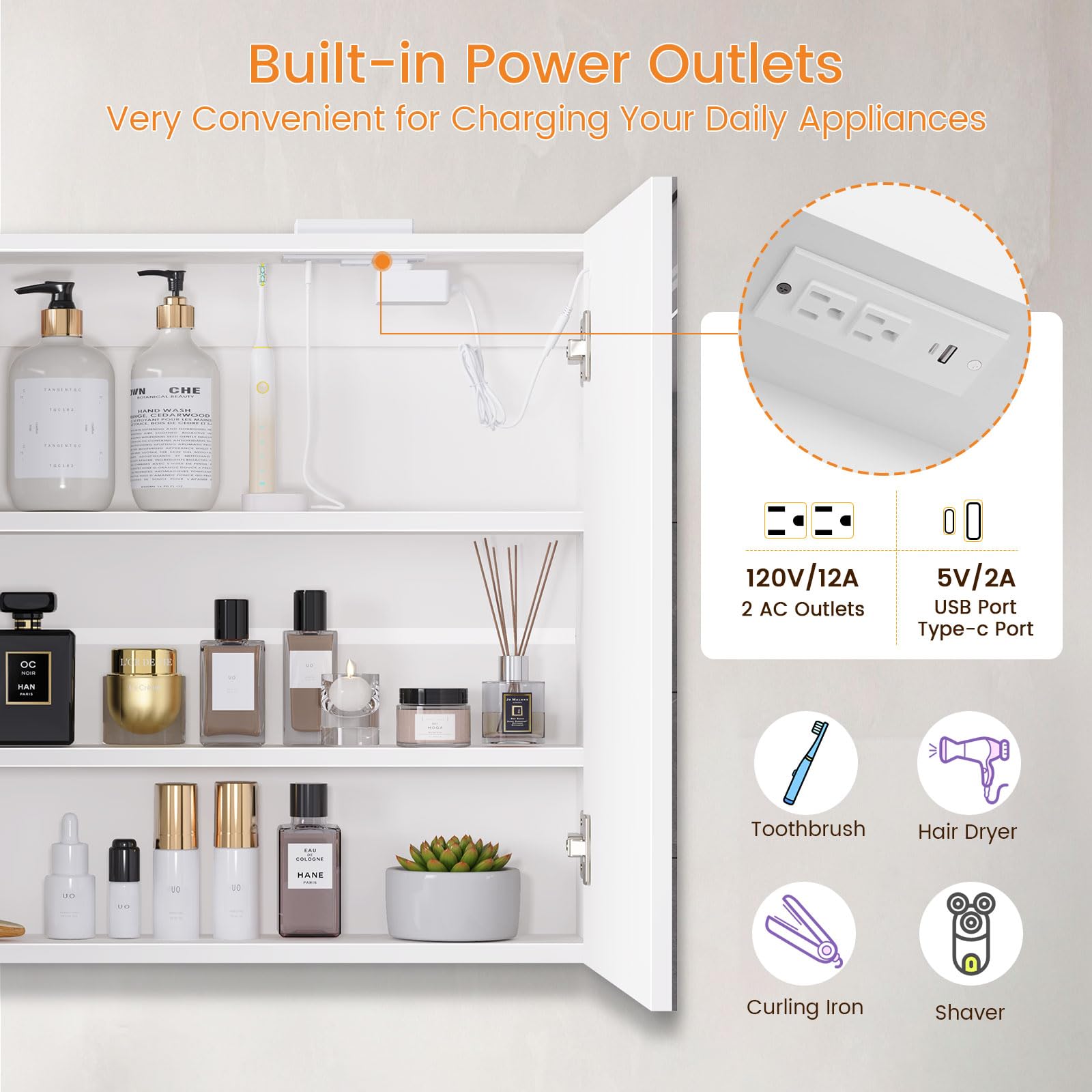 Moisture-proof engineered wood bathroom cabinet