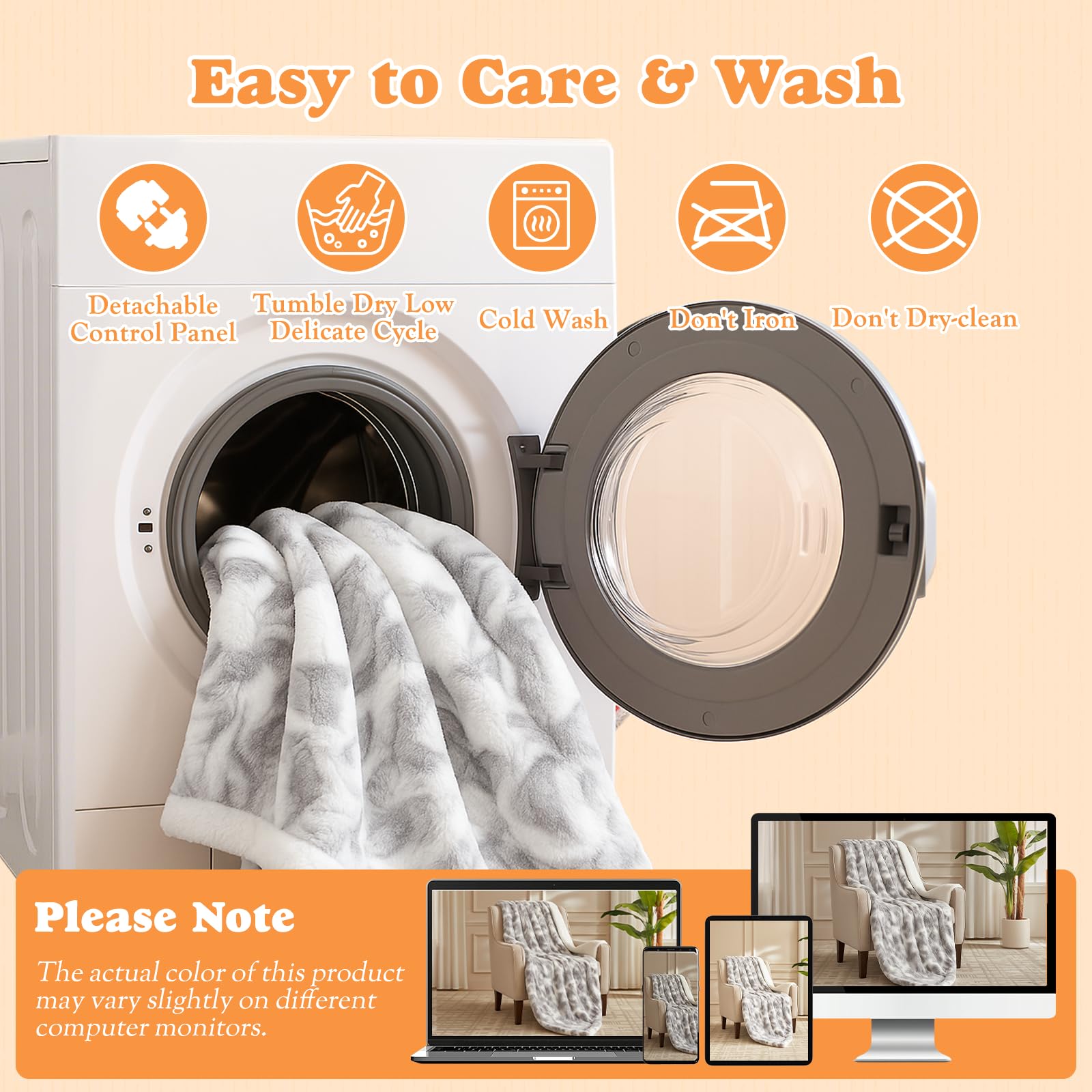 SNUGSUN heated blanket ETL FCC certified