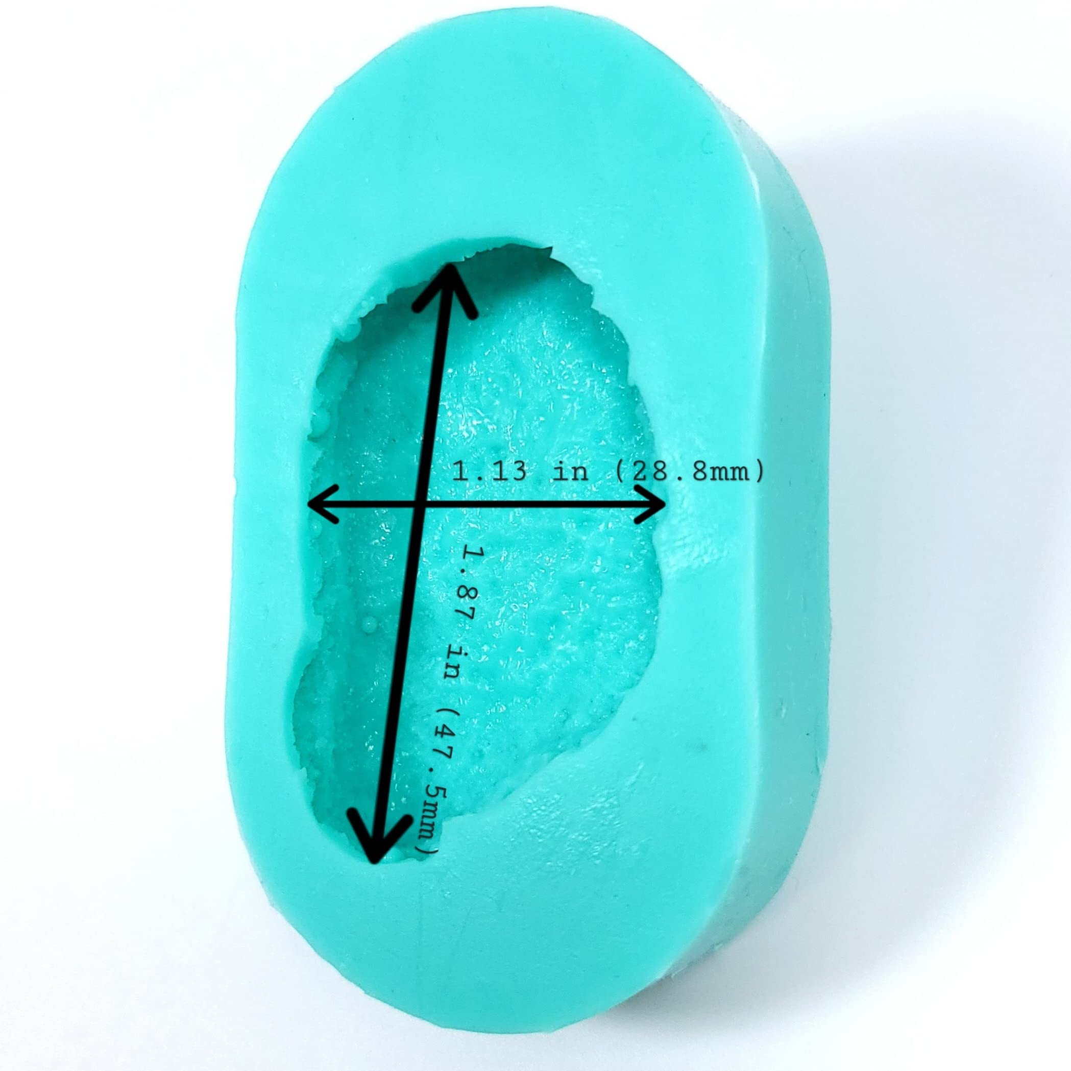 Oven safe up to 395 degrees F silicone mold NC021AB