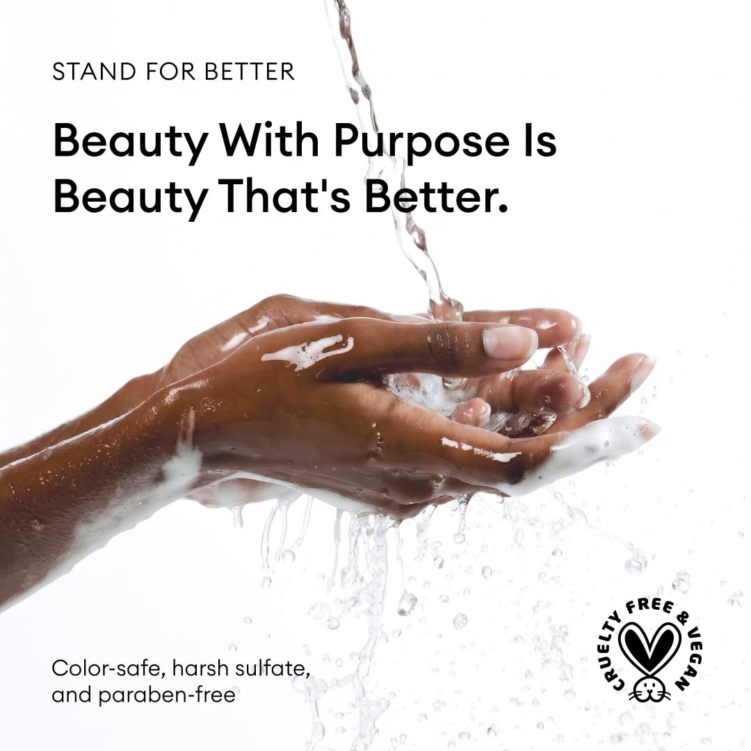 Color safe vegan hair care product packaging