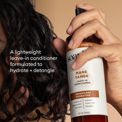 Paraben free silicone free vegan color safe label on bottle