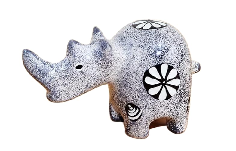 Soapstone African Rhino handmade in Kenya figurine