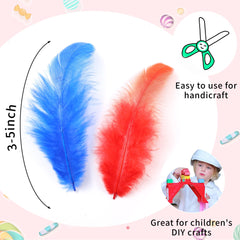 Soarer 300Pcs pack craft feathers 3-5 inch length