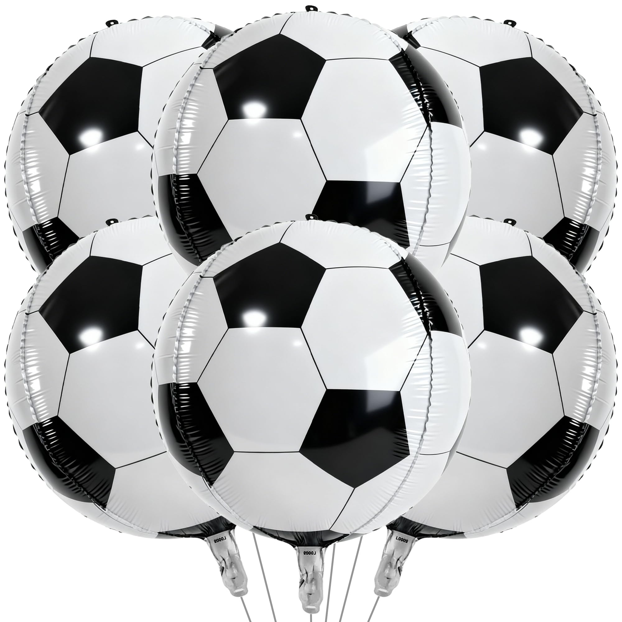 Soccer Balloons Set 6PCS 22 inch giant balloons