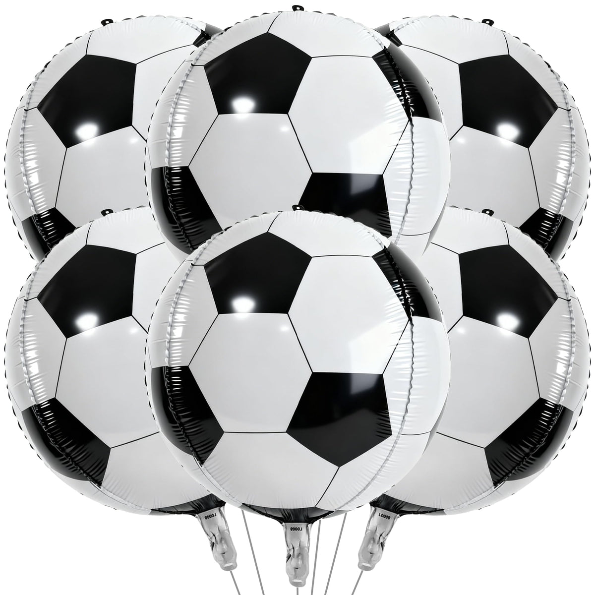 Soccer Balloons Set 6PCS 22 inch giant balloons
