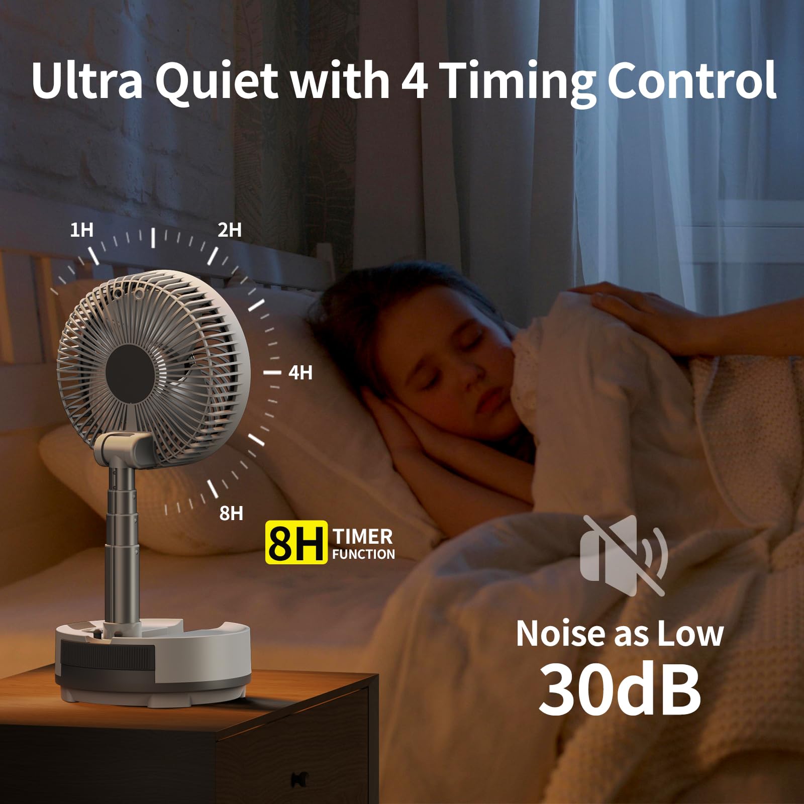 Socool fan oscillates 360 degrees for versatile airflow