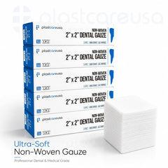 soft 4-ply non woven gauze pads close up