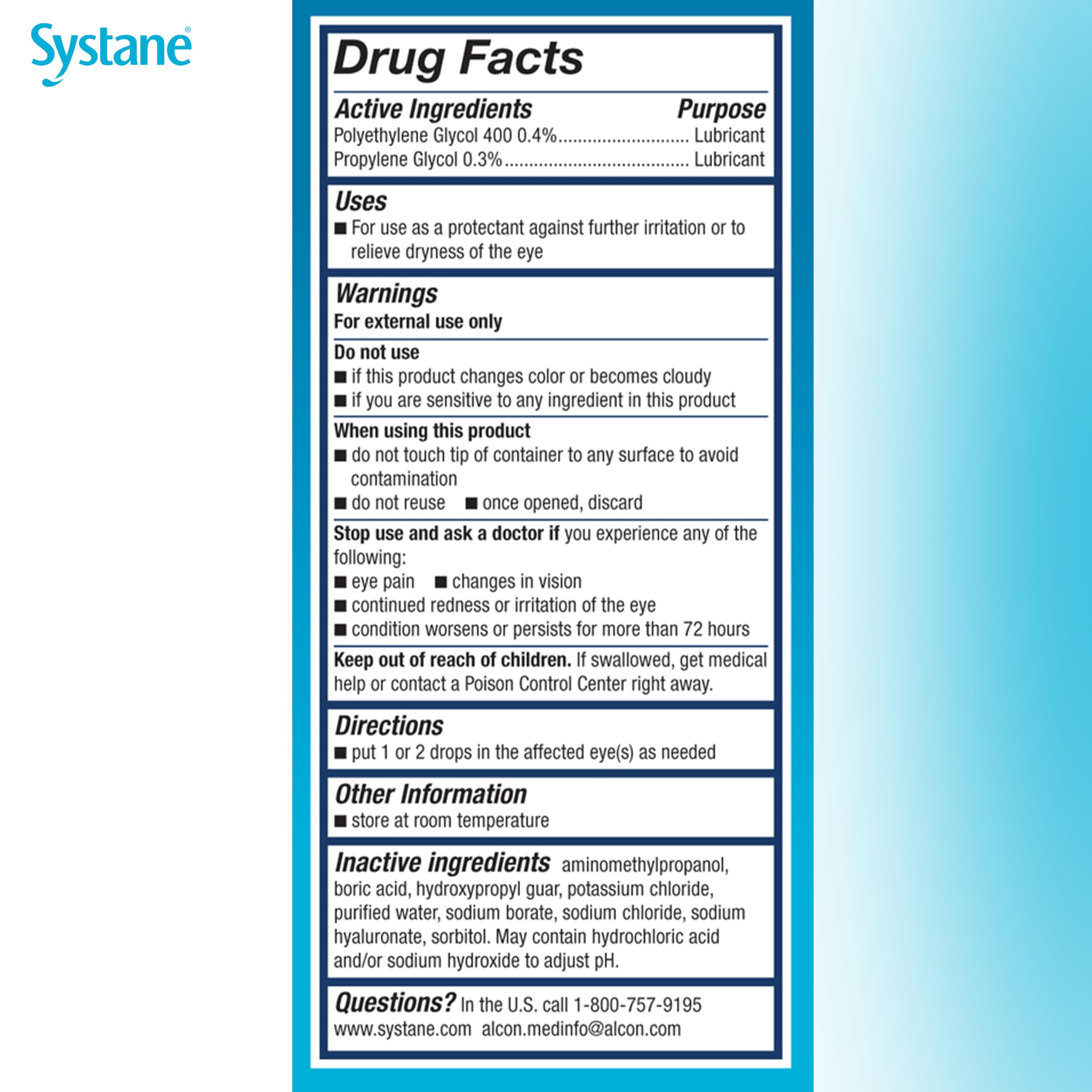 Environmental stress dry eye relief Systane Hydration