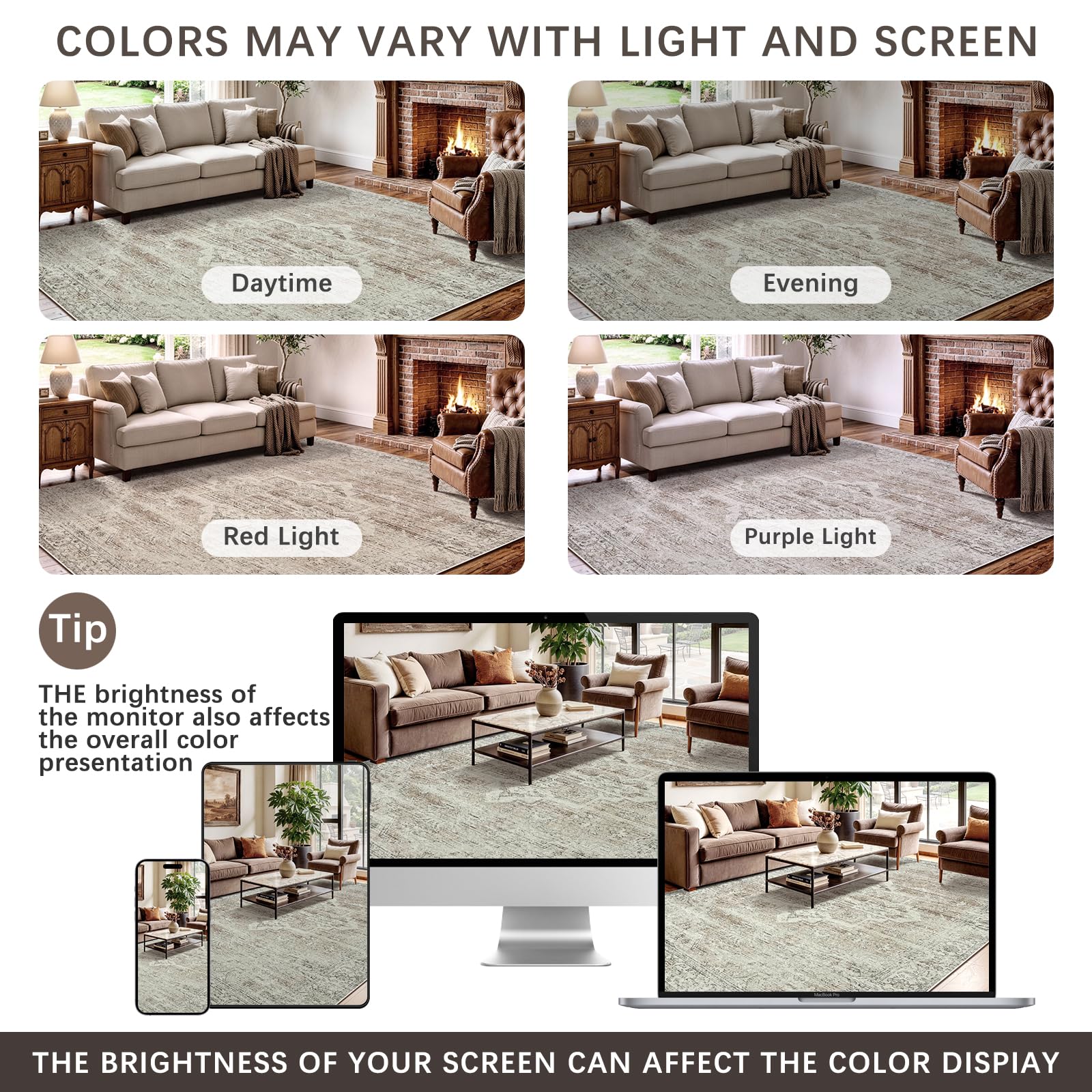 soft faux wool rug for everyday use