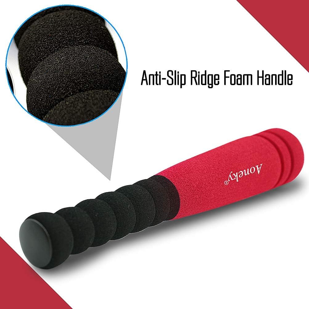 Indoor outdoor safe foam baseball toy for toddlers red