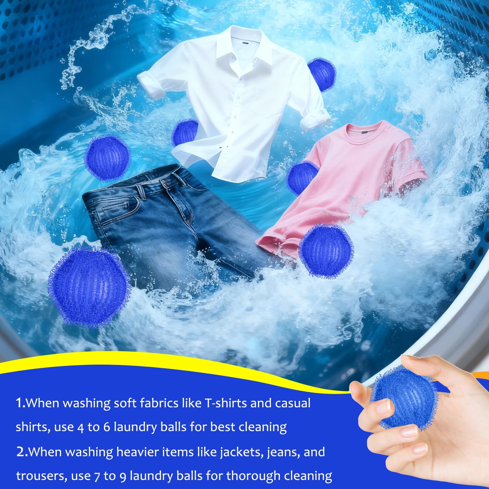 Nylon and microfiber hair remover compatible with various washers
