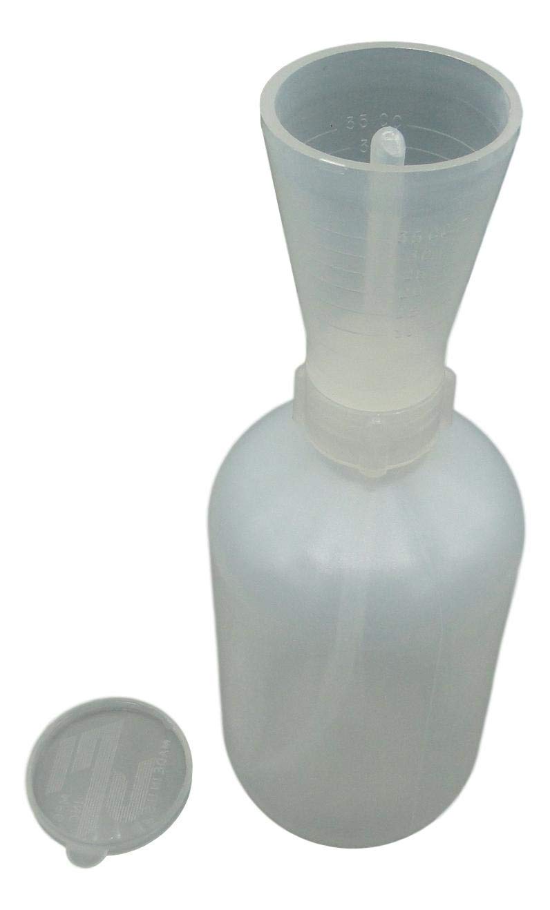 Soft plastic squeeze bottle for easy dispensing