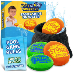 Soft Stone Skippers Game pool toy disc