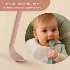 soft tip pliable spoon for babies mouths