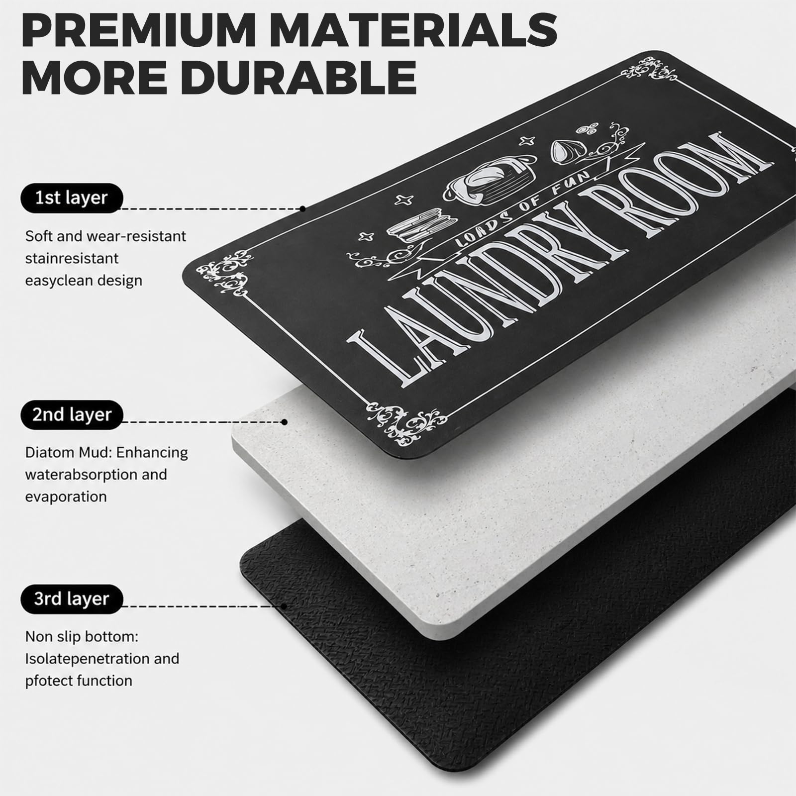 Soft wear-resistant surface with water absorption