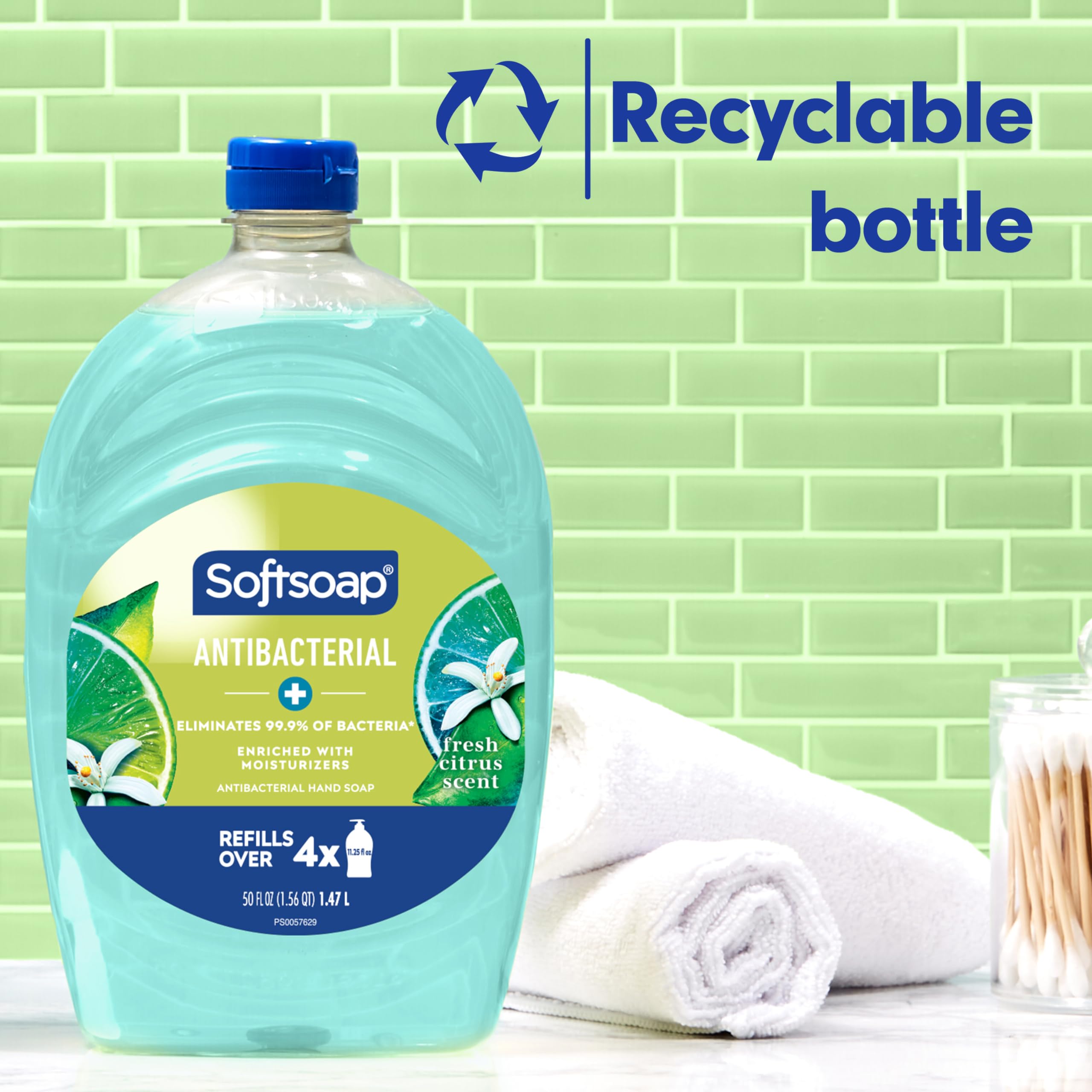 Softsoap antibacterial liquid hand soap refill Fresh Citrus