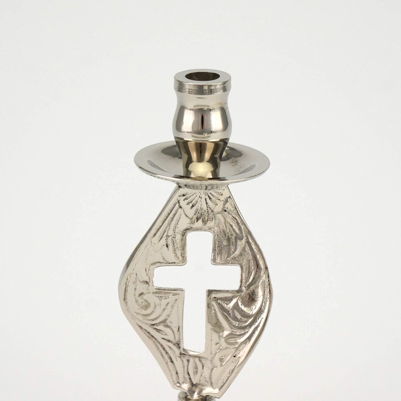 Solid brass handmade candle holder