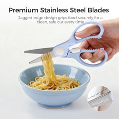 Solinfant baby safety lock feature on feeding scissors