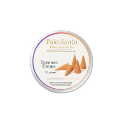 Soma Sahumae Palo Santo Cones in tin packaging