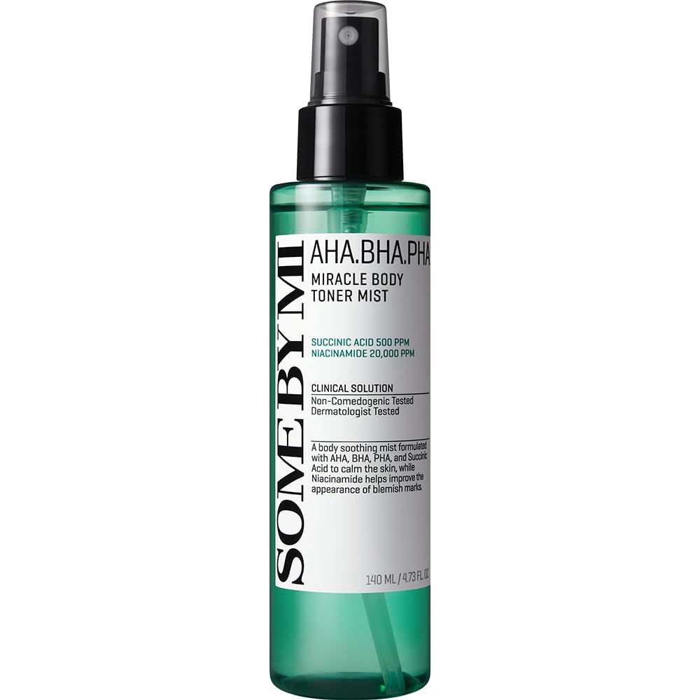 SOME BY MI AHA BHA PHA 30 Days Miracle Body Toner Mist bottle