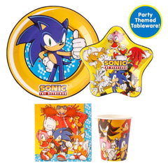 Ring toss game included in Sonic birthday kit