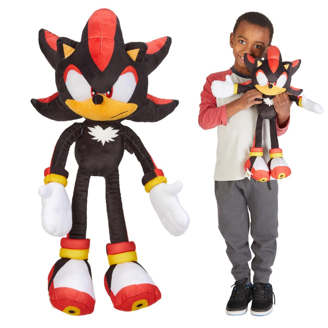 Shadow the Hedgehog cuddle pillow buddy 22x10x7 inches