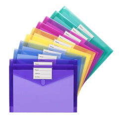Sooez green transparent file folder from 10 pack