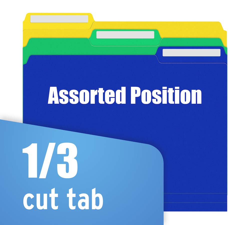 Red Sooez plastic file folder in 36 pack